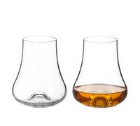DIAMANTE Lot de 2 verres à rhum - Collection Auris - Cristal non décoré - Coffret cadeau de 2