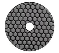 diamantés de qualité supérieure - Ø 100 mm grain 100 - Pour poncer et polir la pierre naturelle, le granit, le marbre, fixation pour escaliers, les plaques de travail de cuisine