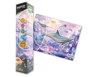 DIAMANTINY Artist - Medium 30 x 40 - Activité Crystal Art, Diamond Painting Kit, Delfini Couches