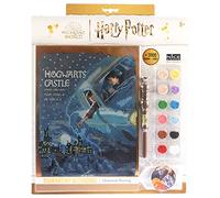 DIAMANTINY Harry Potter - Wizarding Foundation Flying Car - Kit de création de mosaïque, activité Crystal Art, Diamond Painting, 1 tableau A4, multicolore, 21 x 29,7 cm, 21014