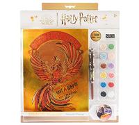 DIAMANTINY Harry Potter - Wizarding Stand Together Phénix - Kit Créer la mosaïque, Activités Crystal Art, Diamond Painting, 1 Tableau A4, Multicolor, 21 x 29,7 cm, 21018