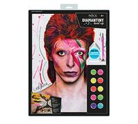 DIAMANTINY Level Up-PLUS Celebrities-Activités Crystal Art, Diamond Painting Kit, Bowie, A4, 96461