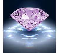 Diamants Artificiels, 50mm Faux Diamant, Verre Cristal Transparent Diamants Artificiels Pour Décorations De Faveur De Mariage Décor À La Maison, Couleur unie, Claire, Pierres précieuses (Violet)