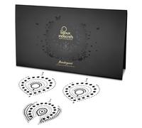 Diamants brillants - set bijoux intimes - 3 pièces - noir