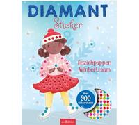 Diamantsticker Anziehpuppen - Wintertraum: Über 900 Glitzersteine