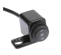 Diamètre 10mm 1 Interrupteur De Clignotant Double Pour Phare De Moto Multifonction En Alliage D'aluminium Pour Rétroviseur Modifié Démarrage Moto Interrupteur