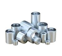 Diamètre 20mm M6 M8 M10 M12 manchon en aluminium bague rondelle joint rond creux sans filetage entretoise(D20xd8.2xH,H9(5pc))
