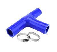 Diamètre intérieur du tuyau en silicone en forme de T 51/57/63/70/76 mm, joint en caoutchouc de silicone de turbine, utilisé pour les tubes de refroidisseur, diamètre intérieur 25 mm/35 mm (bleu, 130