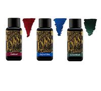 Diamine Encre Pour Stylo Plume 30ml Couleur Primaire - 3 x Bouteilles - Oxblood & Oxford Blue & Green Black