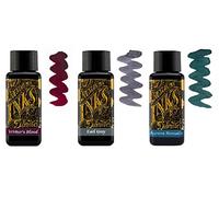 Diamine Encre Pour Stylo Plume 30ml - Writer's Blood, Earl Grey, Aurora Borealis - 3 x Bouteilles