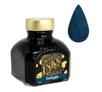 Diamine Flacon d'encre de stylo plume, 80 ml, turquoise Bleu foncé