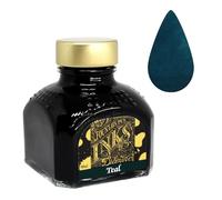 Diamine Flacon d'encre de stylo plume, 80 ml, turquoise bleu sarcelle