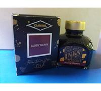 Diamine Flacon d'encre de stylo plume, 80 ml, turquoise marron rustique