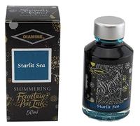 Diamine - Shimmering Encre pour Stylo Plume, Starlit Sea 50ml