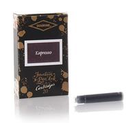 Diamine - Standard Cartouches d'encre, Espresso, 20 cartouches
