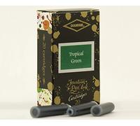 Diamine - Standard Cartouches d'encre, Tropical Green, 20 cartouches