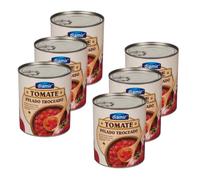 diamir - Lot 6x Tomate concassée en dés - 4/4 - Boîte 850g
