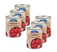 diamir Lot 6x Tomate entière pelée - 4/4 - Boîte 780g