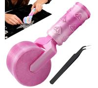 Diamond Art Roller - 3D Diamond Painting Roller Tools, Multipurpose Diamonds Art Straightening Tool, Detachable Diamonds Painting Accessories, Easy Grip Hand Pressing for Craft Lover Gift (P)