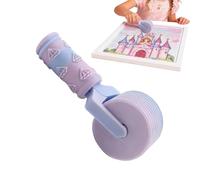 Diamond Art Roller - Imprimé en 3D 4,02x1,61 pouces | Rouleau de sertissage et de renforcement diamant DIY | Rouleaux d'art en strass de type pression avec poignée amovible facile à saisir