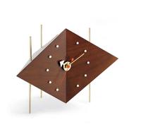 Vitra Diamond Clock Nelson - Horloge de table noyer