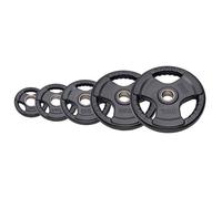 Diamond DISQUE EN FONTE OLYMPIQUE CAOUTCHOUC TRI-GRIP Noir
