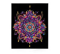Diamond Dotz Kit de peinture diamant 2594361 - Mandala néon 5D, fluo & velours, dès 12 ans