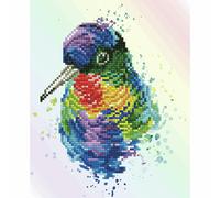 Diamond Dotz Arc-en-Ciel Plumes Parsemant Peinture Artisanat Kit - Haute Qualité