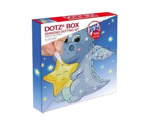 DIAMOND DOTZ® - Boîte Dragon Dotz Sleepy Time, perceuse partielle, dotz circulaire, kits de peinture diamant, kits d'art diamant pour adultes, art gemme, kit Diamond Dotz