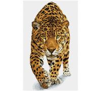 Diamond Dotz Carrés - Sur Le Prowl - Animal - Sauvage - Nature - Grand Chat -