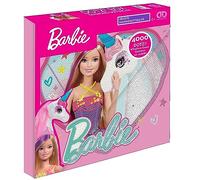 DIAMOND DOTZ DBX.094 Barbie Original 5D Diamond Painting Kit complet pour enfants à partir de 6 ans Rose 28 x 28 cm