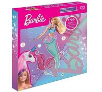 DIAMOND DOTZ DBX.095 - Kit de peinture diamant 5D original DOTZ Box Barbie Mermaid Vibes, kit créatif avec pierres de mosaïque diamant scintillantes, env. 28 x 28 cm, kit de bricolage complet pour