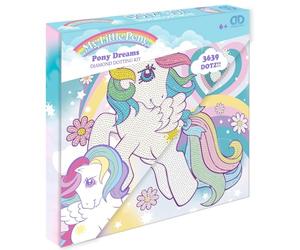 DIAMOND DOTZ DBX.096 My Little Pony Kit de peinture diamant original 5D DOTZ Box Dreams - Avec pierres de mosaïque diamantées - Environ 28 x 28 cm - Kit complet de bricolage pour enfants à partir de 6