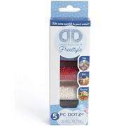 DIAMOND DOTZ DDA-010 Lot de 5 pierres rondes de style libre pour peinture diamant pour personnalisation et décoration d'accessoires