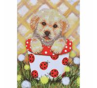 Diamond Dotz - Diamant Kit Peinture - Chiot En Pot 30 x 42cm (30x41.9cm)