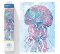DIAMOND DOTZ Diamond Painting de Medusa Swish Tableau de diamants 5D pour animaux Kit complet de peinture diamant niveau intermédiaire 75 x 27 cm