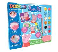 DIAMOND DOTZ DOTZIES 2592843 Kit de peinture diamant 5D original - Peppa Pig - Kit de peinture créative pour enfants à partir de 6 ans - Pour débutants