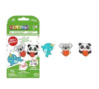 DIAMOND DOTZ DTZ12.037 - Original 5D Diamond Painting DOTZIES Sticker Set de 3 autocollants scintillants DIY Diamant débutant Kit complet pour enfants à partir de 6 ans, env. 9 x 8 cm