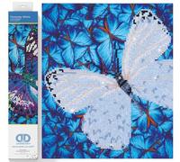 Diamond Dotz Flutter by White Kit de peinture au diamant, Résine, 30,5 x 30,5cm