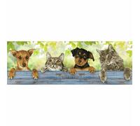 Diamond Dotz - Kit De Peinture Au Diamant - Accrochez-Vous Chiens Chats Clôture