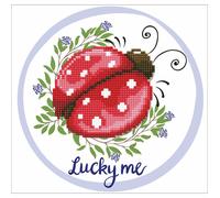 Diamond Dotz - Kit De Peinture Au Diamant - Chanceux Moi 24x 23cm Débutant