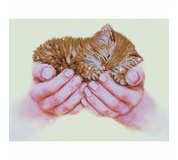 Diamond Dotz - Kit De Peinture Au Diamant - Chaton Précieux 52 X 40Cm