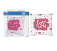 Diamond Dotz Kit de Peinture au Diamant, Coussin, Je t'aime