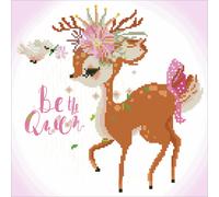 Diamond Dotz - Kit De Peinture Au Diamant - Soyez La Reine 35 X 35Cm