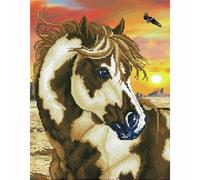 Diamond Dotz Intermediate, DD9 Kit de Peinture au Diamant, Blanc, 35,5 x 45,7cm