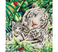 Diamond Dotz Lot De Peinture Diamant Ours Blanc Et Cubs - Niveau Intermédiaire