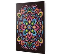 DIAMOND DOTZ Painting, Greeting Card Kit de Peinture avec Carte de vœux, Blackstar, 12,6 x 17,7cm