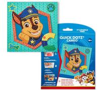DIAMOND DOTZ Paw Patrol Chase Kit de peinture diamant pour adultes - Kit d'art diamant - Kit créatif relaxant avec strass Dotz