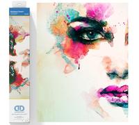 Diamond Dotz Rainbow Dream Kit de Peinture au Diamant, Plastique Polyester, Blanc, 40 x 28 cm