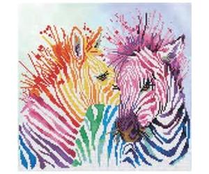 Diamond Dotz Rainbow Zebras G